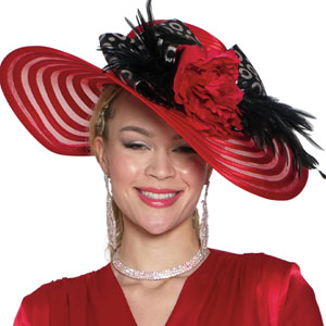 Lily and Taylor HAT H154-RED