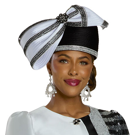 Lisa Rene H66351-BWH-QS Church Hat
