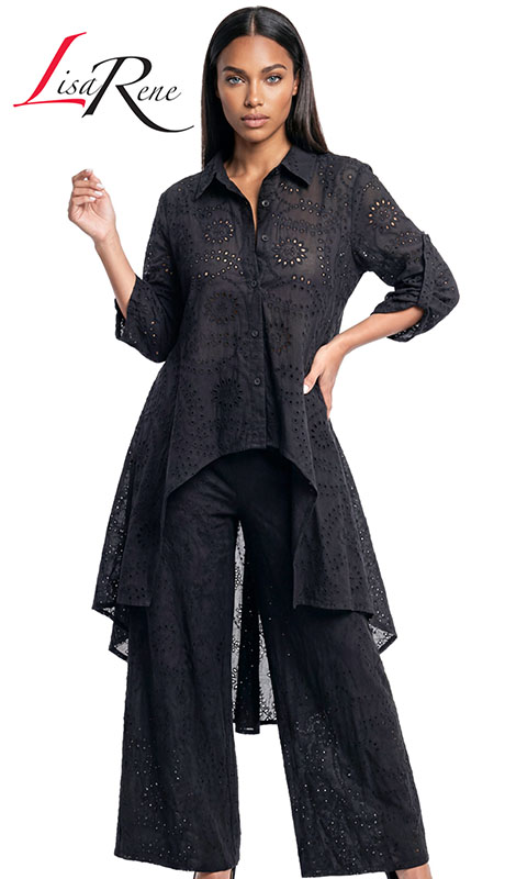 Lisa Rene 3367-BLK Ladies Church Outfit