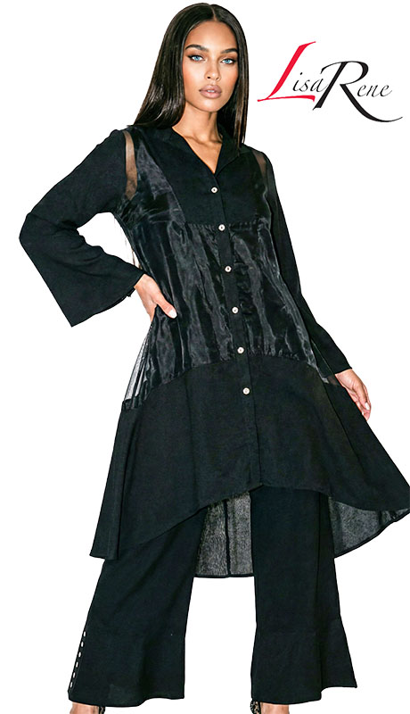 Lisa Rene 3393-BLK Ladies Church Outfit