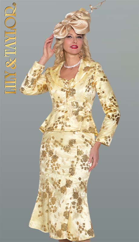 Lily and Taylor HAT H173-GLD