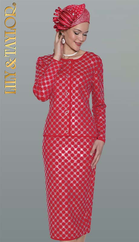 Lily and Taylor 853-RED