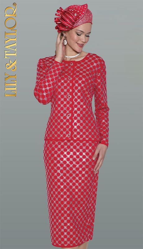 Lily and Taylor 853-RED