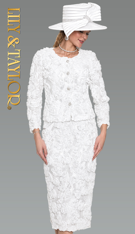 Lily and Taylor 5145-WHT-QS