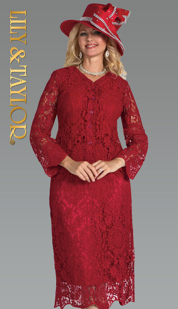 Lily and Taylor 5117-RED
