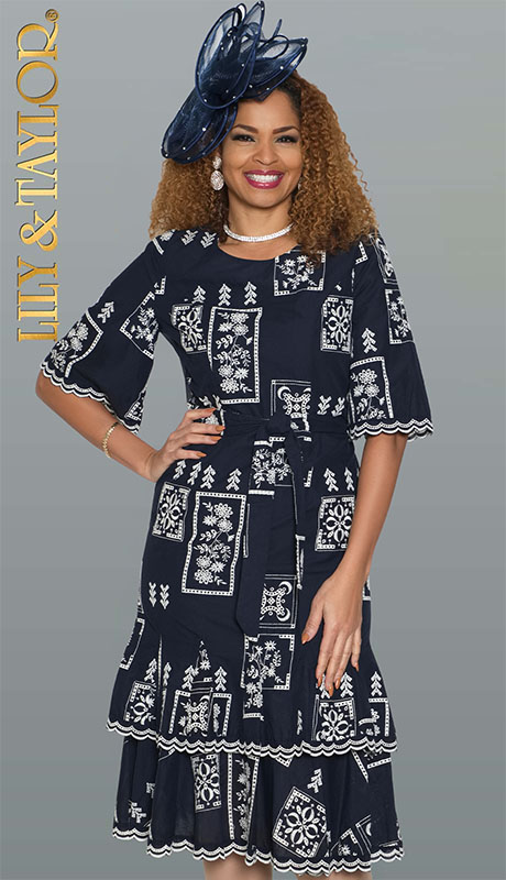 Lily and Taylor 4991-NWW Ladies Church Dress