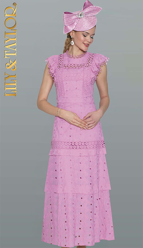 Lily and Taylor 5041-ICP Ladies Church Dress