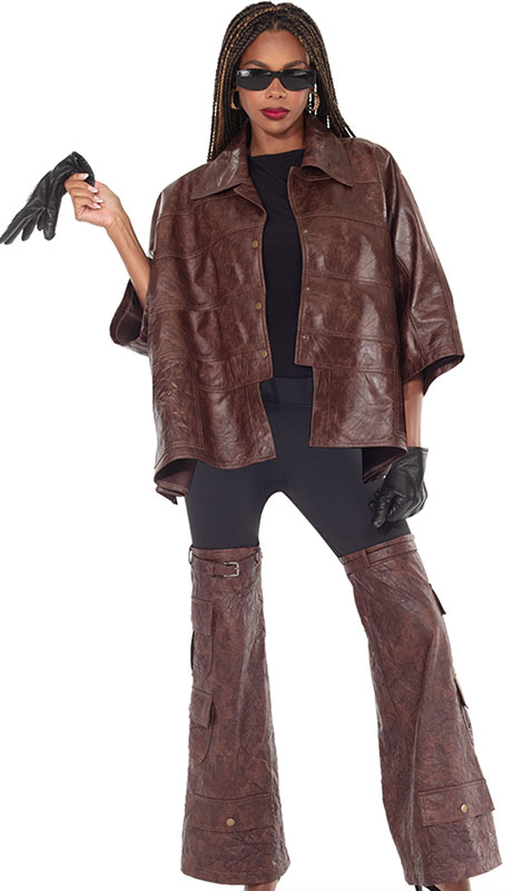 Love the Queen 17621-BRN Outfit