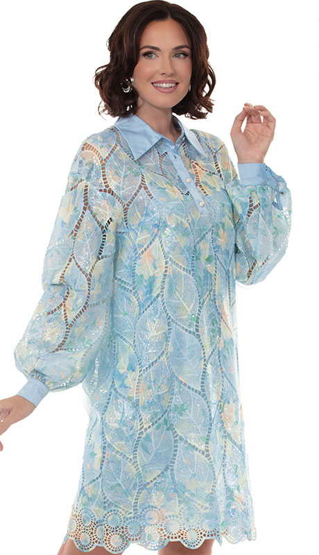 Love the Queen 17650-BLU Dress