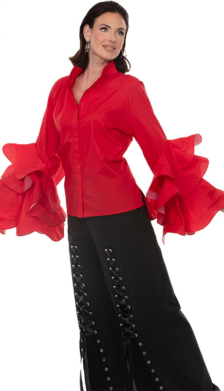 Love the Queen 17671-RED Top