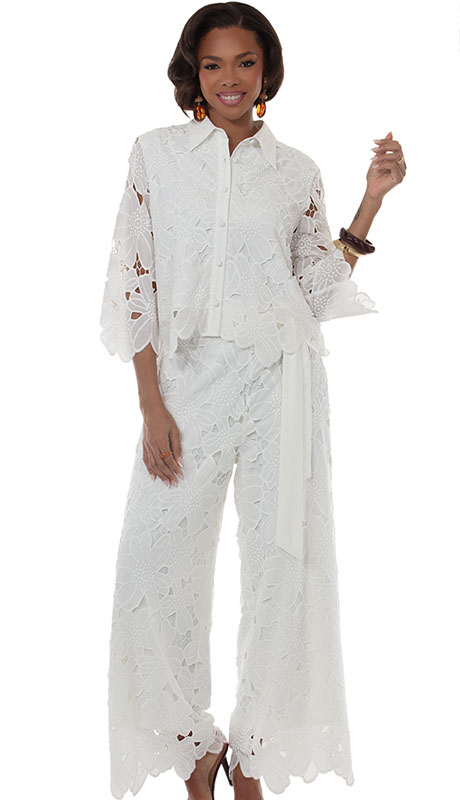 Love the Queen 17643-WHT Outfit