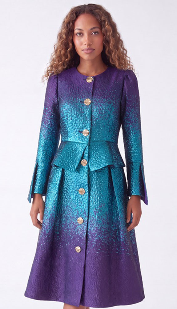 Lusso Couture 9211-PUR Church Suit