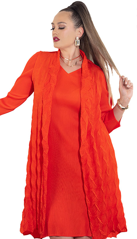 Luxe Moda LM467-ORG Outfit