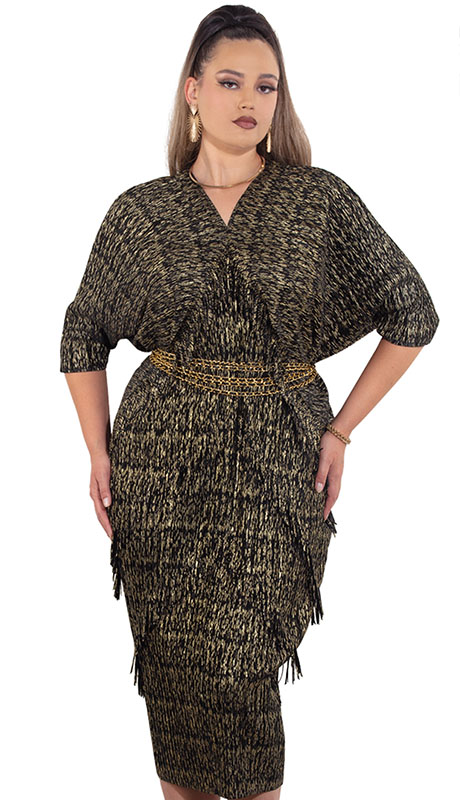 Luxe Moda LM463-BLK Outfit