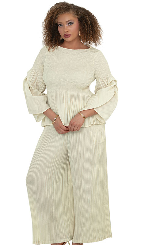 Luxe Moda LM509-BGE Church Outfit