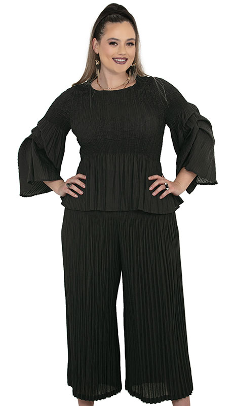 Luxe Moda LM509-BLK Church Outfit