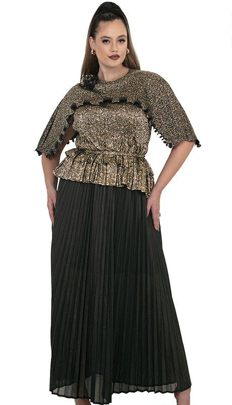 Luxe Moda LM510-BLK Church Outfit