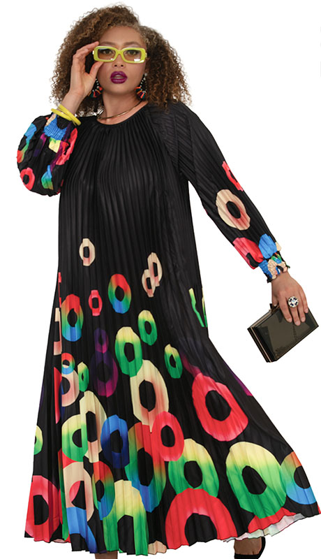 Luxe Moda LM513-BLK Church Dress