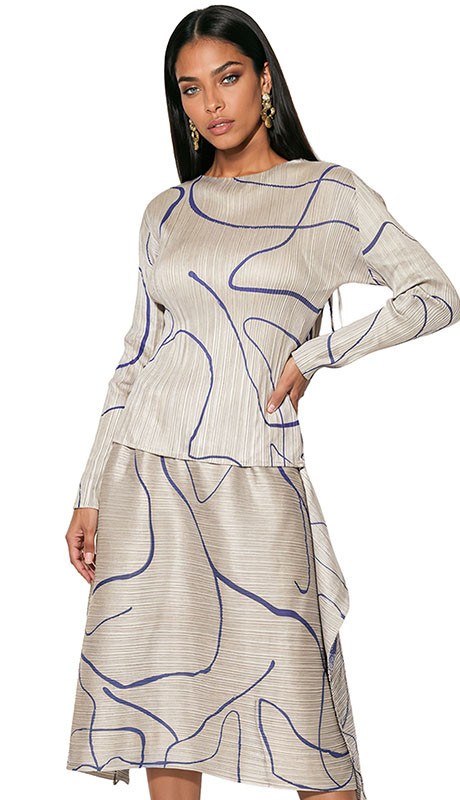 Luxe Moda LM527-SLV Church Dress
