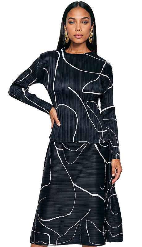 Luxe Moda LM527-BLK Church Dress