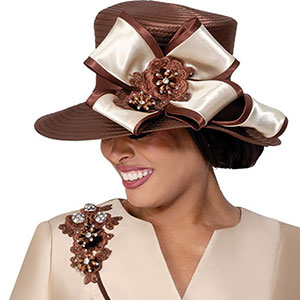 GMI 400992-BRWN-H-QS Church Hat