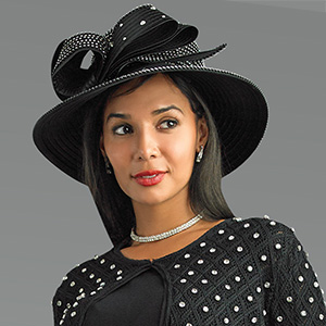Lily and Taylor HAT H179-BLK