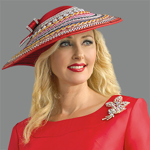 Lily and Taylor HAT H153-RED