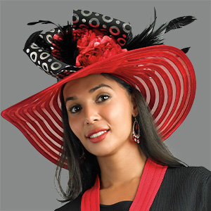 Lily and Taylor HAT H647-RED