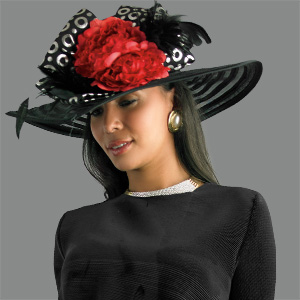 Lily and Taylor HAT H154-BLK