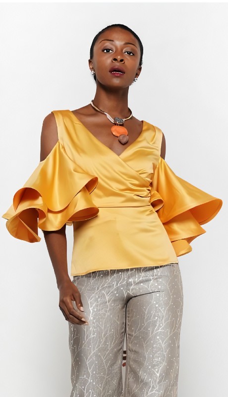 Why Dress T181130 ( 1pc Cold shoulder Top )