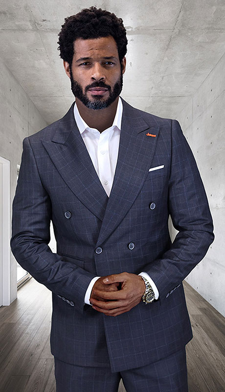 Mens Church Suit SD-104-QO Charcoal