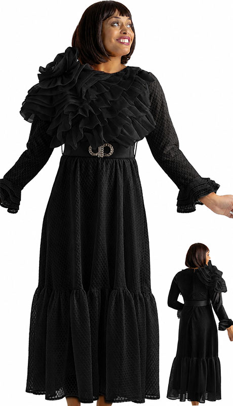 Sharz B London SBL8151-BLK-IH Church Dress