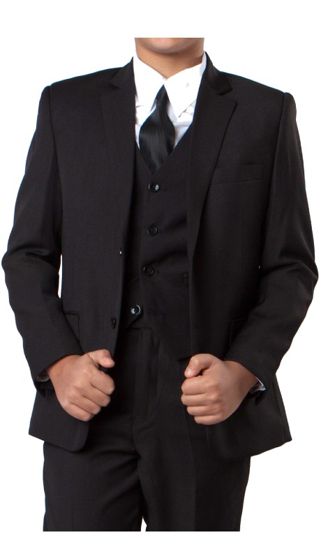 Tazzio Boys Suit B347-01-BLK