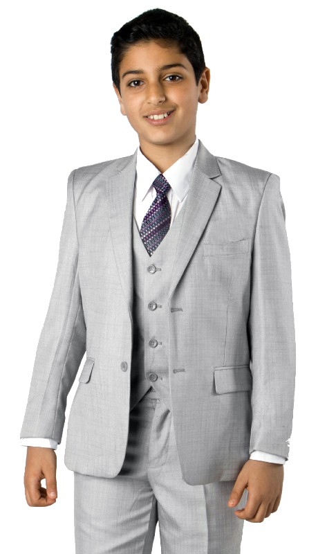 Tazzio Boys Suit B347H-08-M-GRY