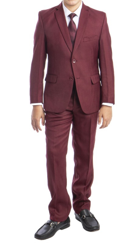 Tazzio Boys Suit B347-09-BURG