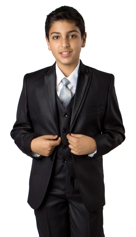 Tazzio Boys Suit B366-01-BLK