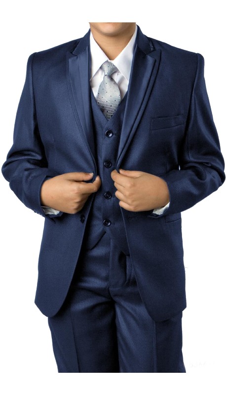 Tazzio Boys Suit B366-02-BLUE