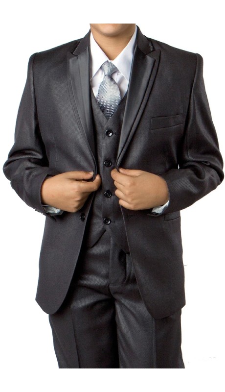 Tazzio Boys Suit B366-03-GRY