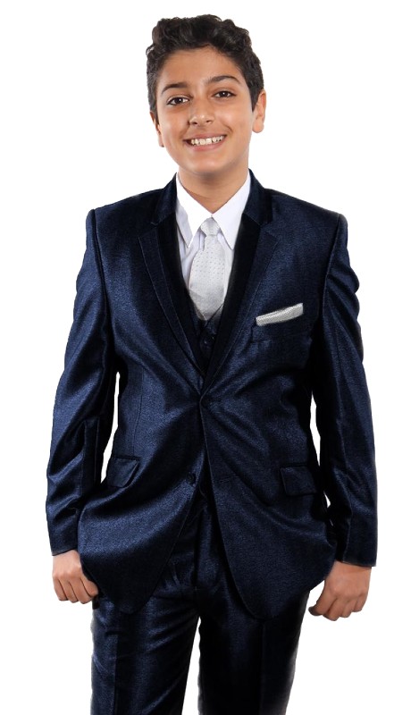 Tazzio Boys Suit B378-02-NAVY