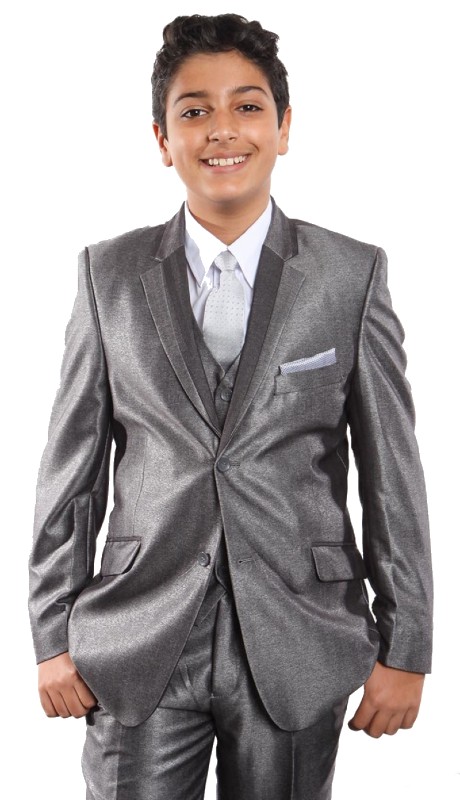 Tazzio Boys Suit B378-03-GRY