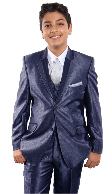 Tazzio Boys Suit B378-04-BLUE