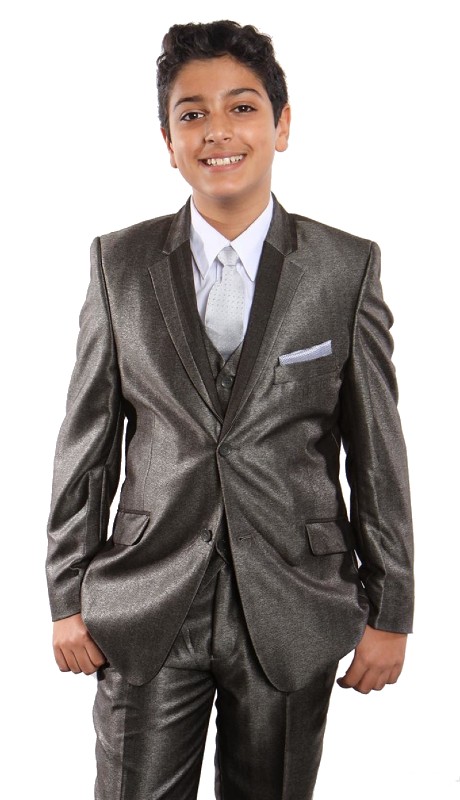 Tazzio Boys Suit B378-05-TAUPE