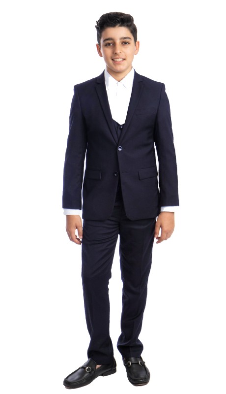 PERRY ELLIS BOYS Suit-PB408-03-NAVY