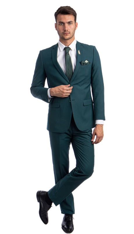 Tazzio Mens Suit M085S-16-TIDE