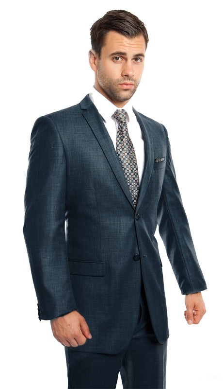 Tazzio Mens Suit M181S-01-MID-NAVY