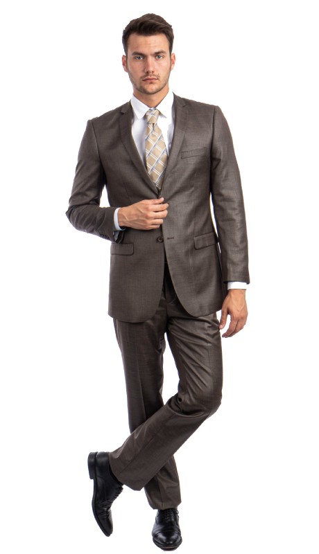 Tazzio Mens Suit M181S-07-COCOA