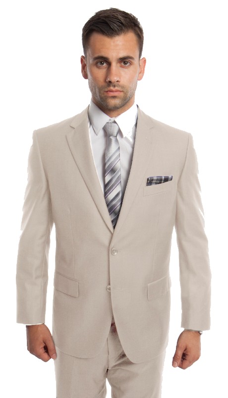 Demantie Mens Suit M202-34-TAN