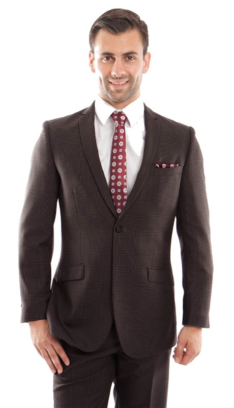 Tazzio Mens Suit M241S-02-GREY
