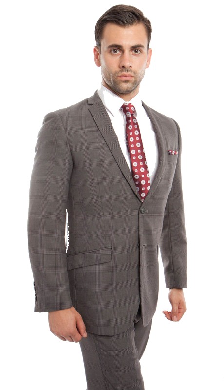 Tazzio Mens Suit M241S-03-LIGHT-GREY