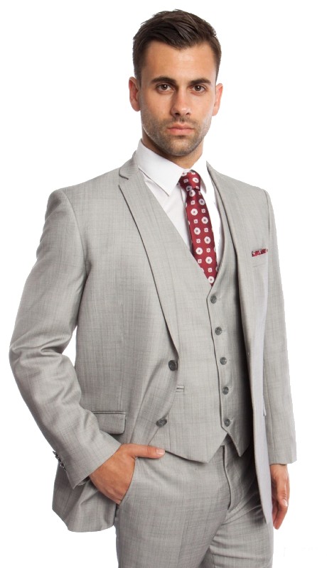 Tazzio Mens Suit M250S-03-LIGHT-GRY